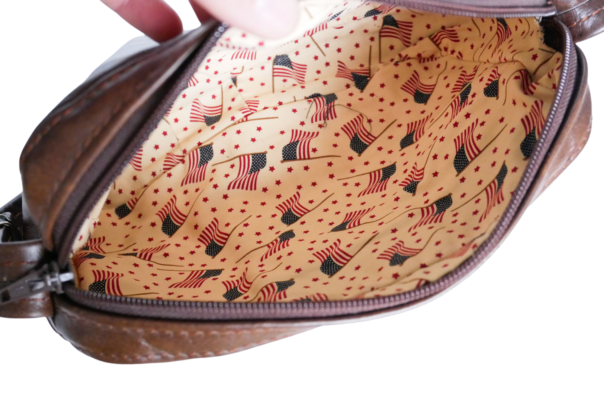 Sac Bandoulière en Cuir US – Image 2