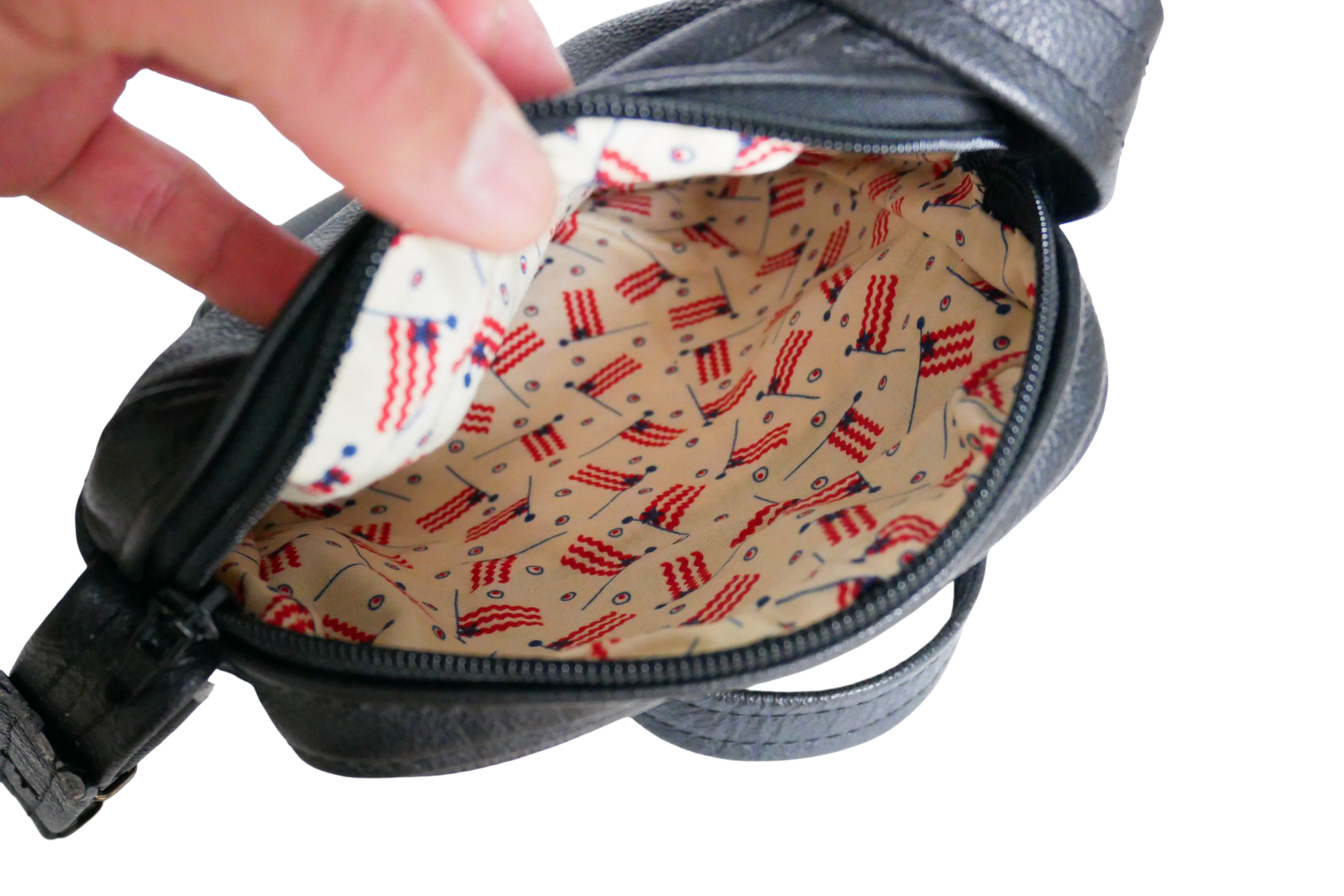 Sac Bandoulière en Cuir US – Image 2