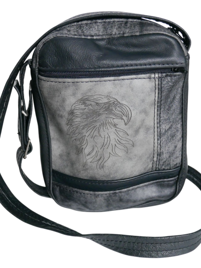 Sac Bandoulière en Cuir Tête d'Aigle