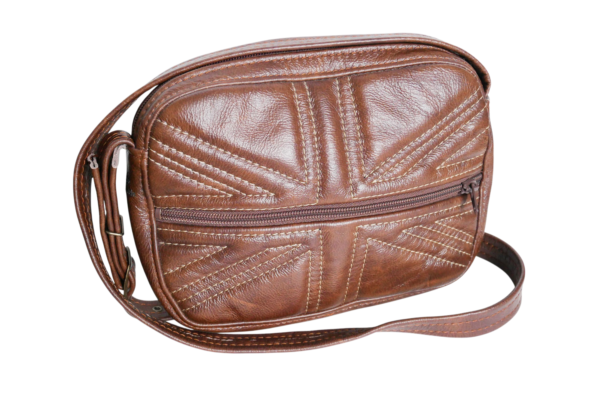 Sac Bandoulière en Cuir style Anglais