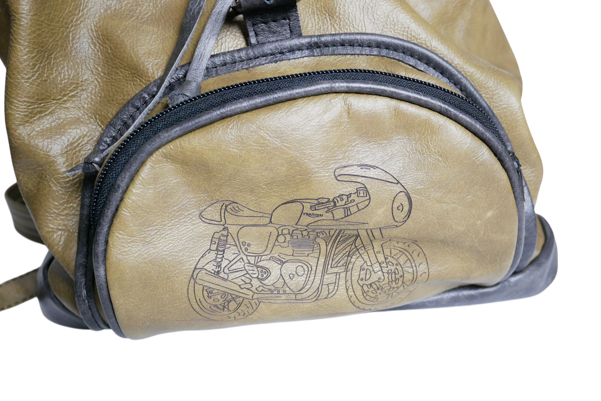 Sac à Dos en Cuir - Cafe Racer – Image 4