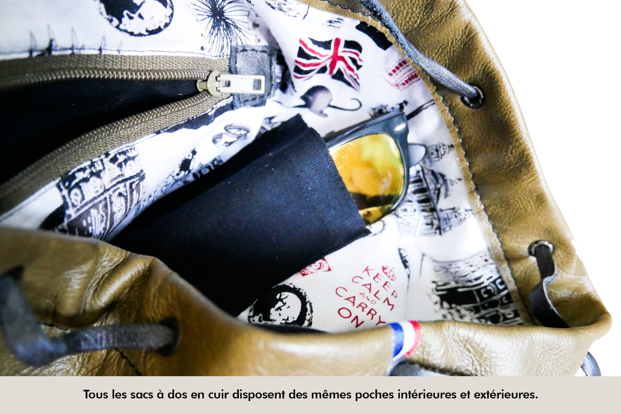 Sac à Dos en Cuir - Cafe Racer – Image 6